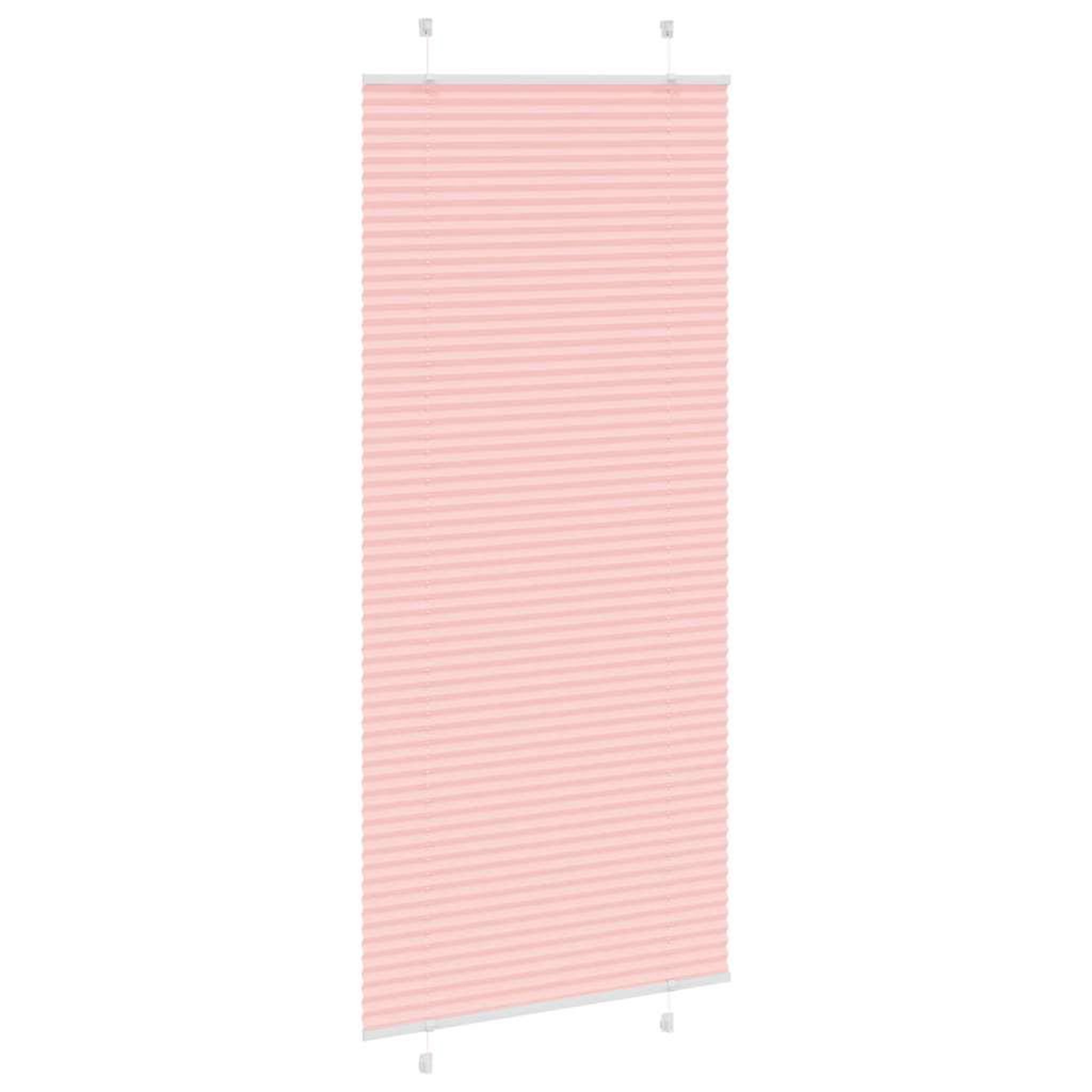 Voir la diapositive 4 : VIDAXL Store plisse rose 90x200 cm largeur du tissu 89,4 cm polyester