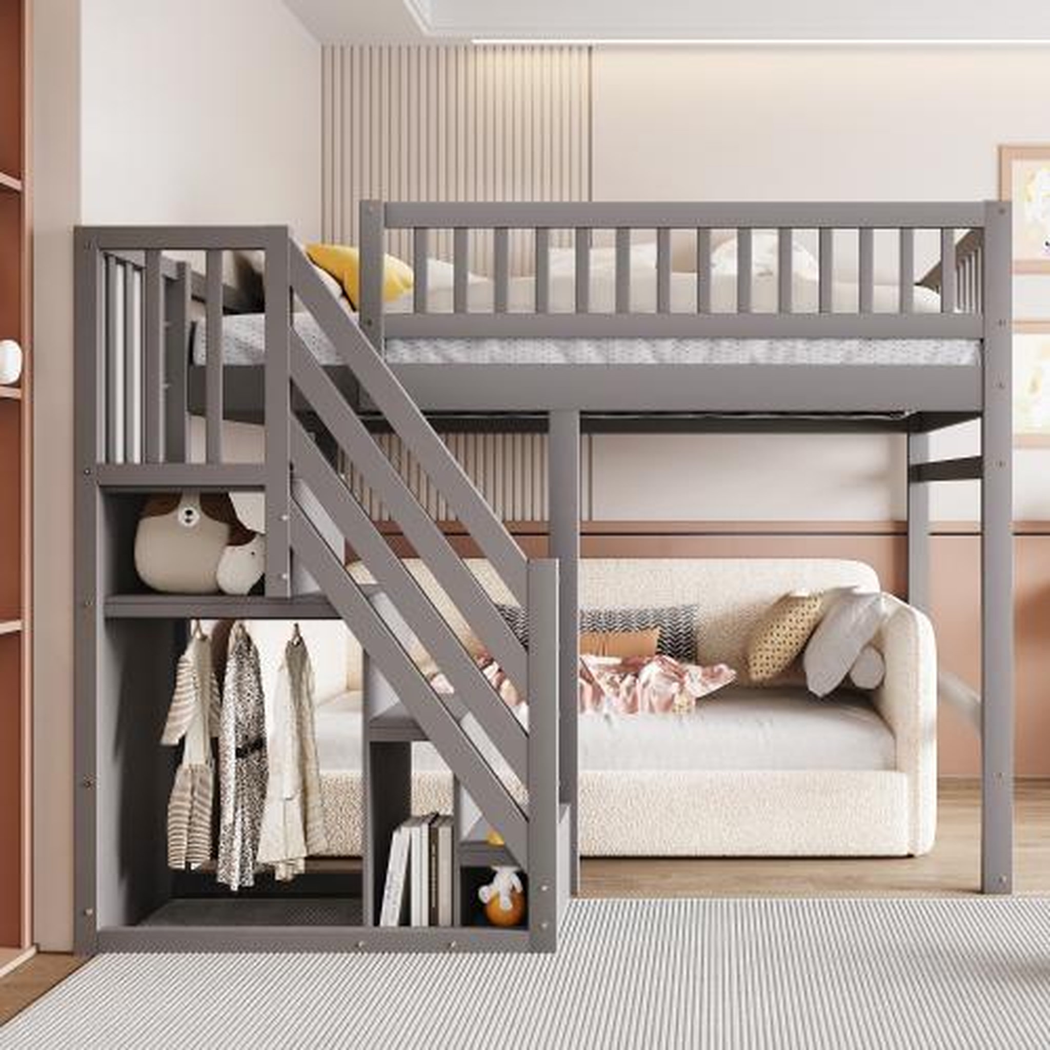 Voir la diapositive 4 : MERAX Lit mezzanine enfant