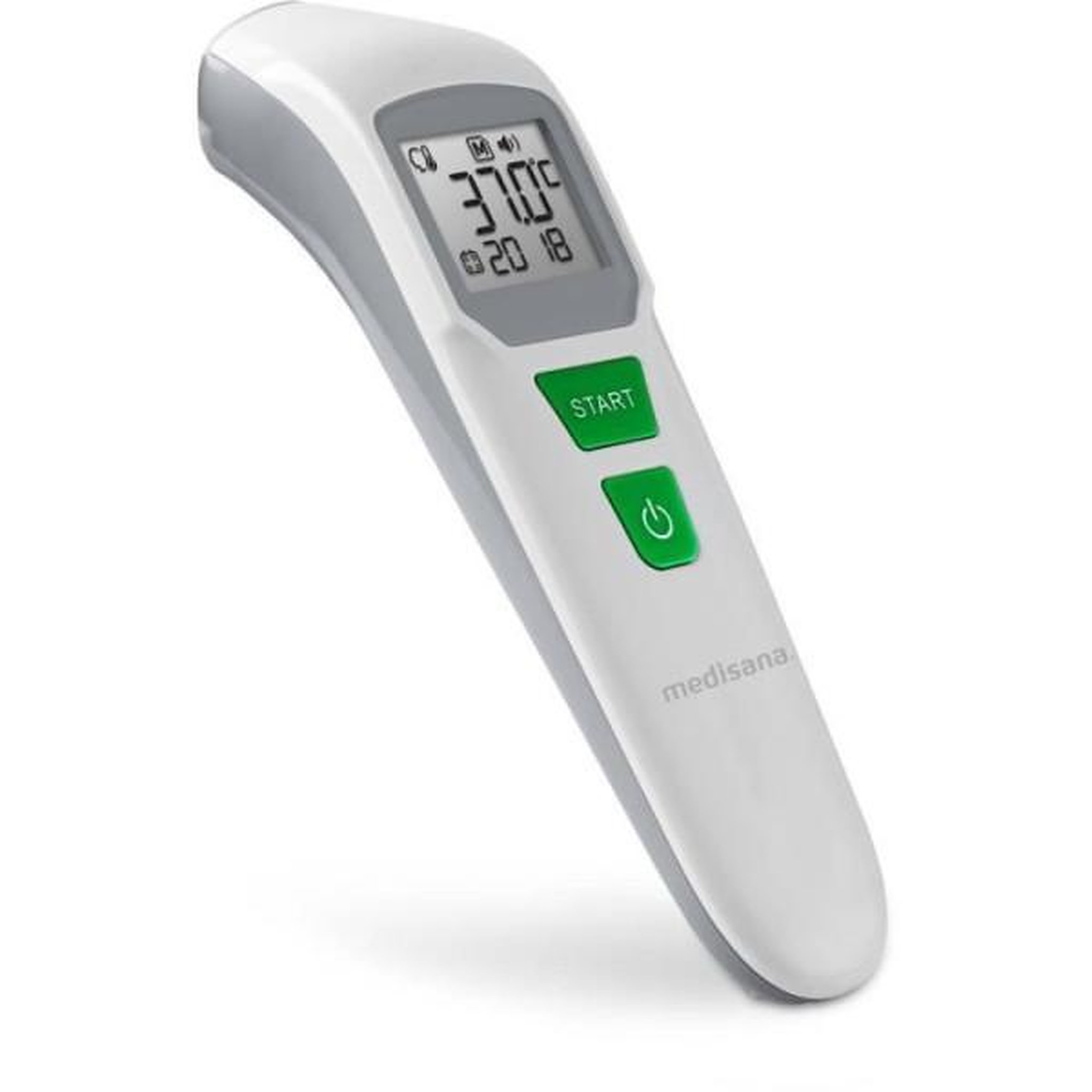 Medisana Thermometre - MEDISANA - TM 760 - Sans contact - Mesure précise viseur LED - Signal sonore - Mémoires - Dispositif medical cer