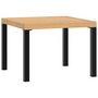 Voir la diapositive 2 : VIDAXL Table basse de jardin noir 55x55x39,5 cm acier enduit de poudre