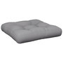 Voir la diapositive 2 : VIDAXL Coussin de palette gris 58x58x10 cm tissu