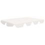 Voir la diapositive 2 : VIDAXL Toit de rechange de balançoire blanc 188/168x145/110 cm