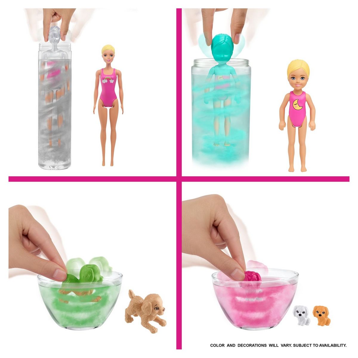 BARBIE Poupée Barbie colour Reveal Mega Treats 