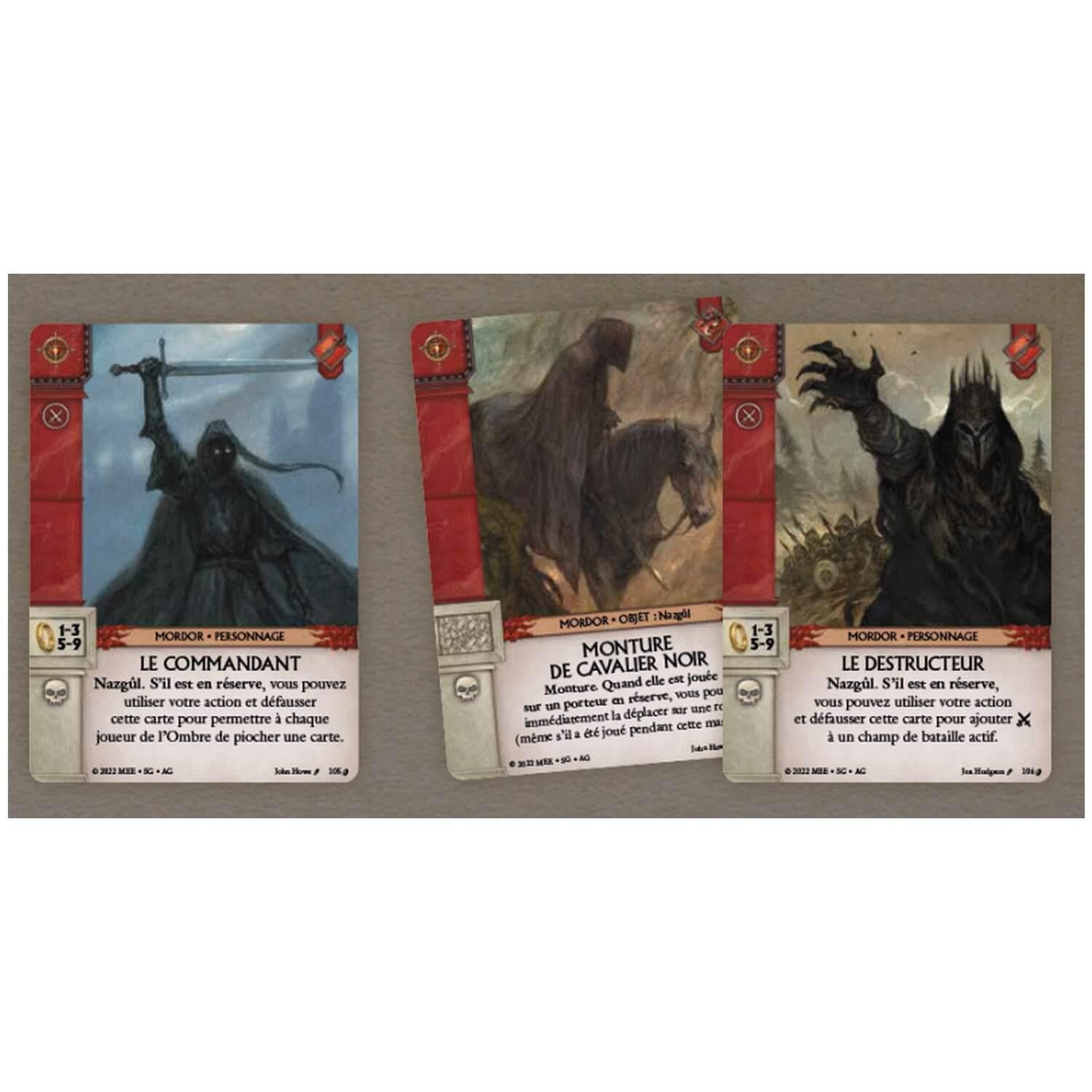 Voir la diapositive 4 : Blackrock Editions Le jeu de cartes : la guerre de l'anneau