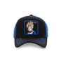 Voir la diapositive 2 : CAPSLAB Casquette Dragon Ball Z Vegeta Noir filet Bleu