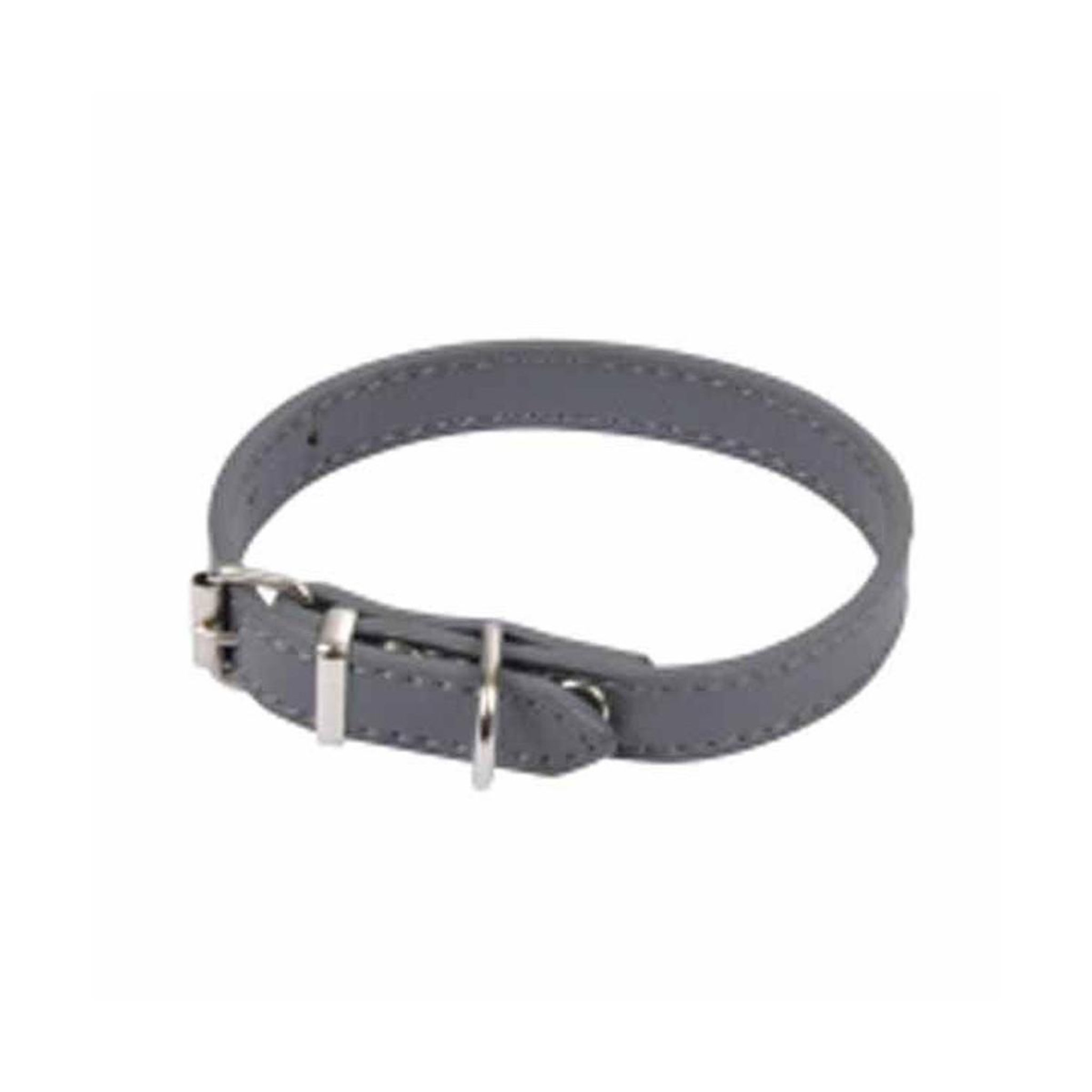 LOVE STORY Collier pour chien  design uni  30cm anthracite