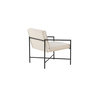 Voir la diapositive 5 : Paris Prix Fauteuil Design Velours  Rakel  78cm Beige