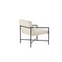 Voir la diapositive 5 : Paris Prix Fauteuil Design Velours  Rakel  78cm Beige