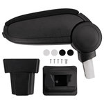 VIDAXL Accoudoir de voiture noir 11,5x32x(30-50) cm ABS