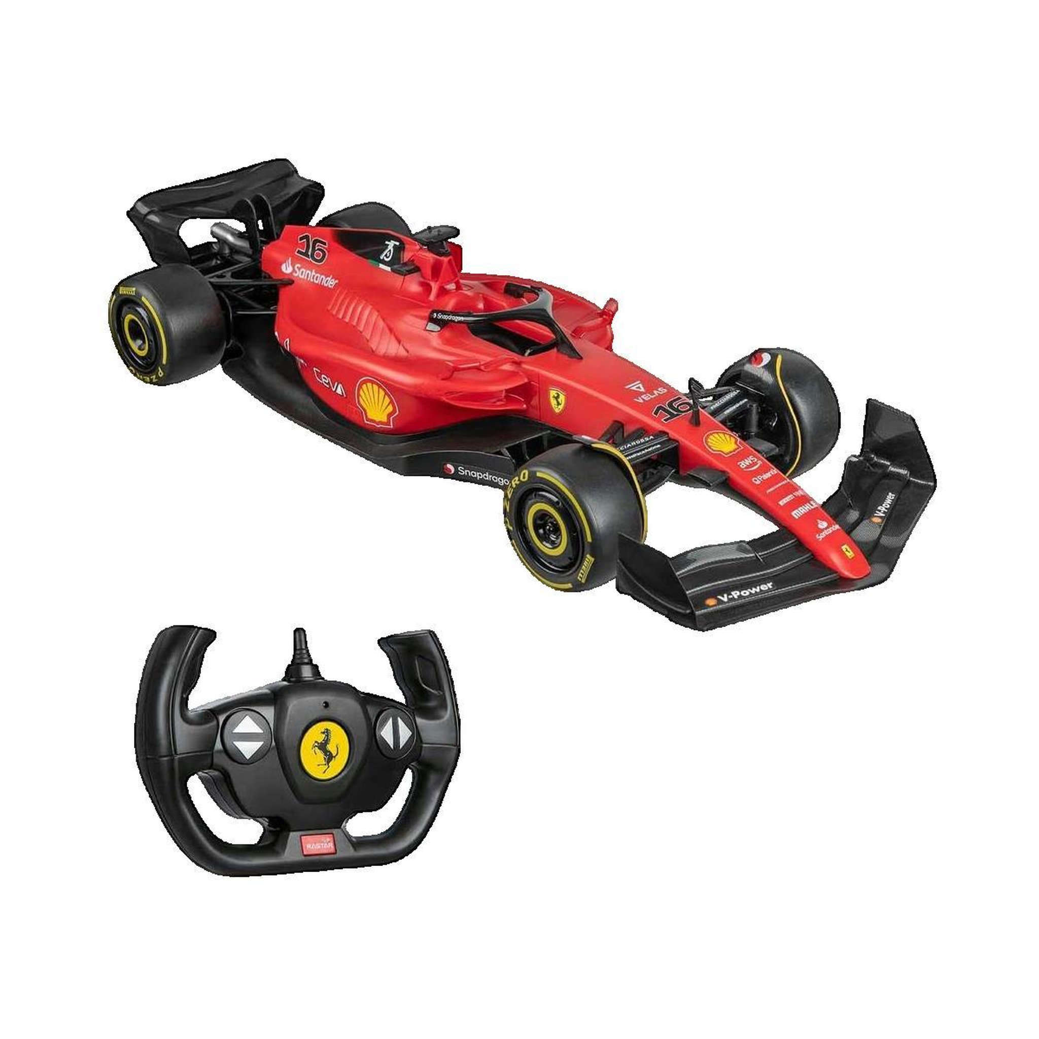 Voir la diapositive 2 : Mondo Voiture radiocommandée Mondo Ferrari F1-75 rouge