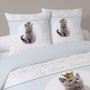 Voir la diapositive 2 : Dourev Housse de couette 200x200 King + 2 taies coton 52 fils