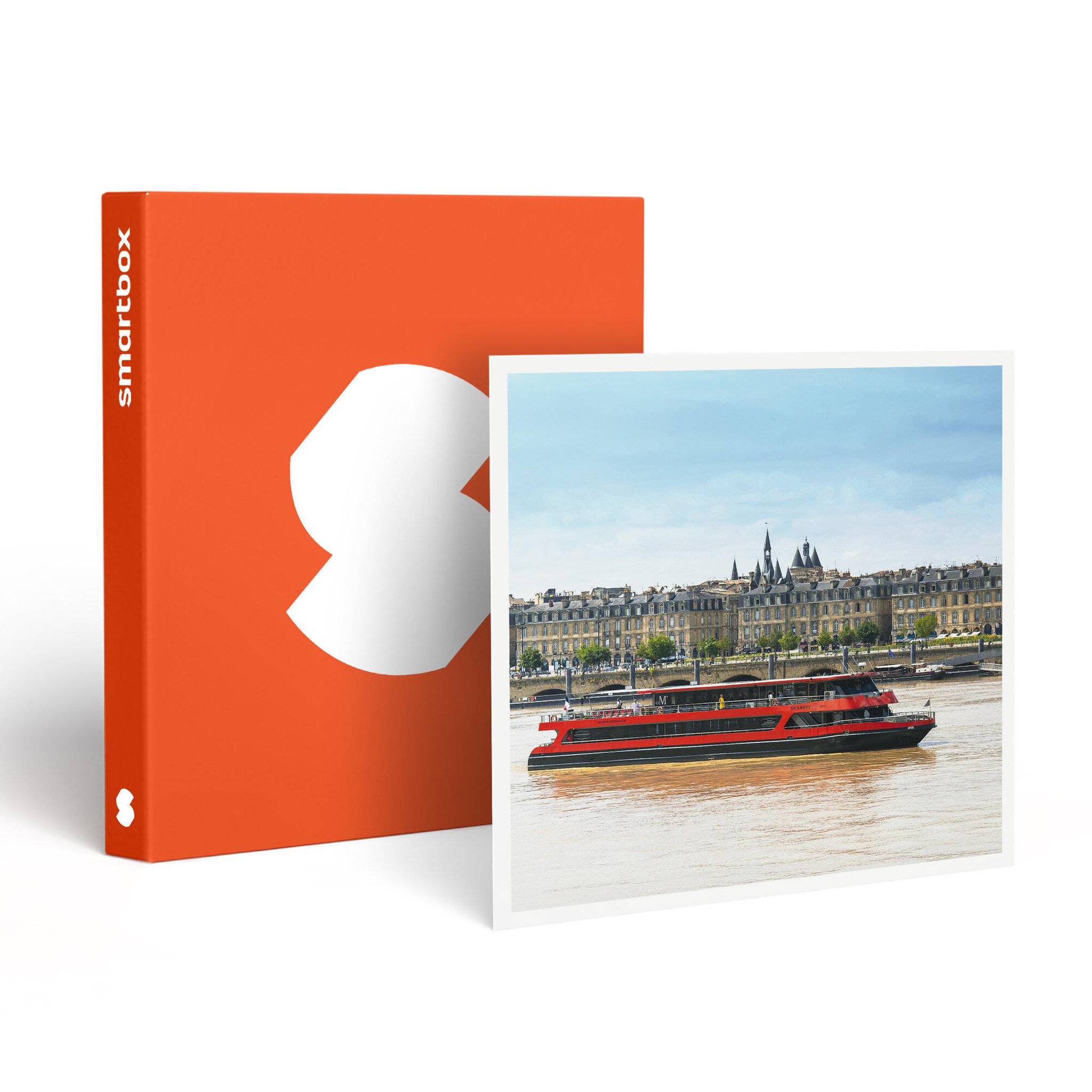 Smartbox Croisière romantique sur la garonne avec déjeuner à bord d'un bateau-restaurant - coffret cadeau sport & aventure