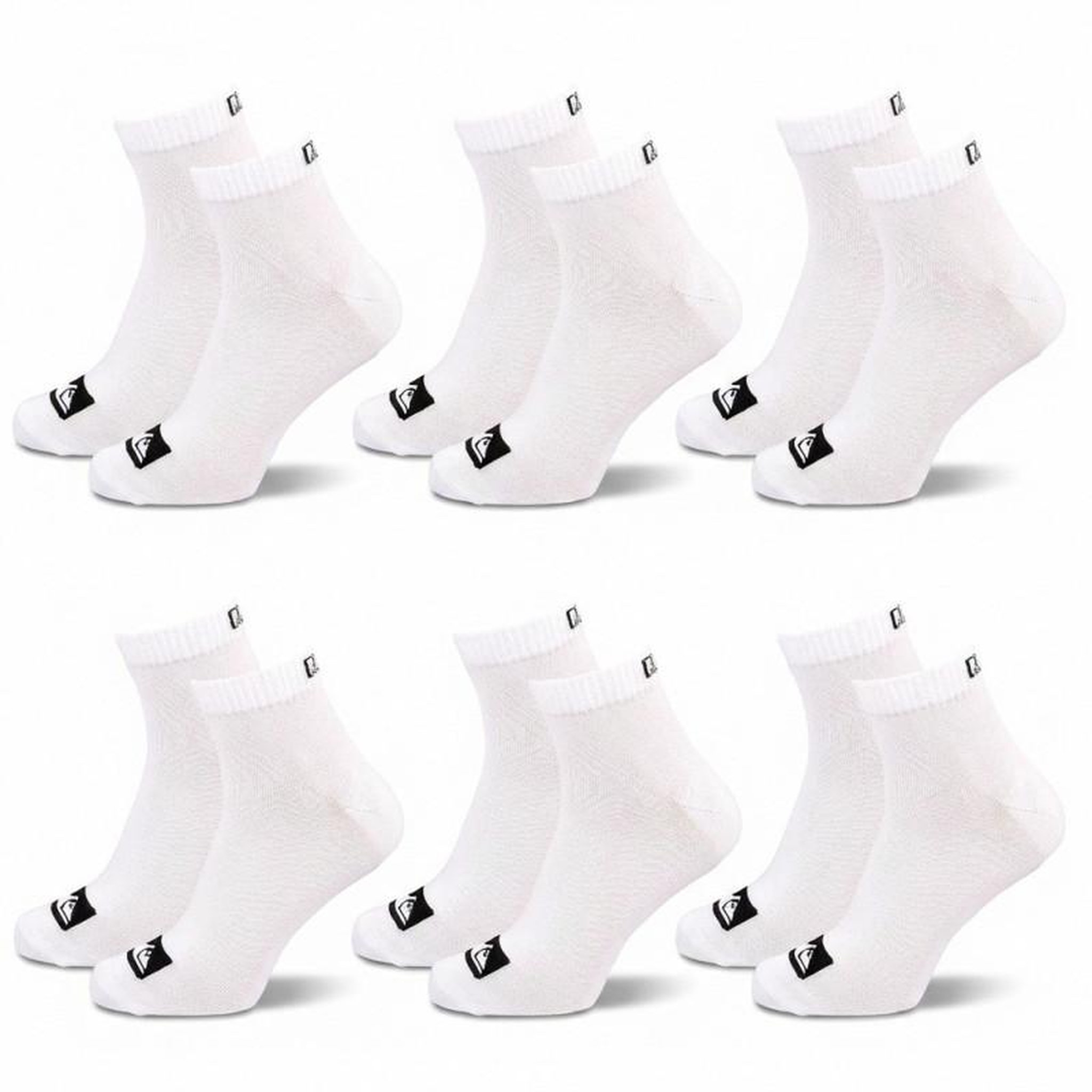 Voir la diapositive 1 : QUIKSILVER Quiksilver Pack de Chaussettes Enfant QUARTER – Lot 6 Paires Sport