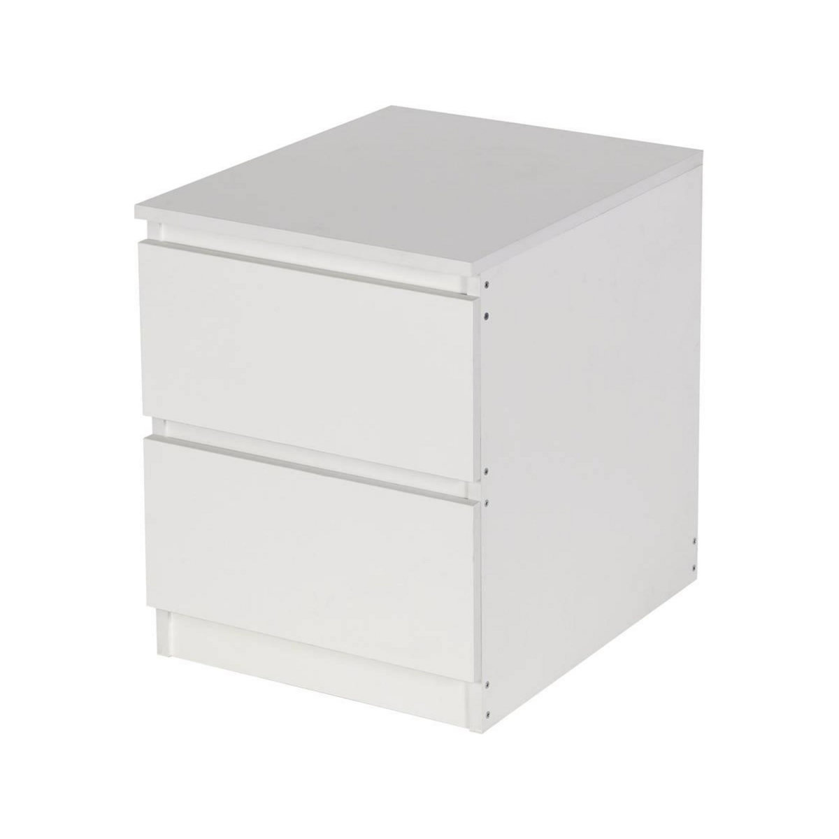 Habitat et Jardin Chevet  Tammy  2 tiroirs - Blanc