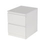 Voir la diapositive 3 : Habitat et Jardin Chevet  Tammy  2 tiroirs - Blanc