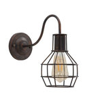 Paris Prix Applique Murale en Métal  Industrial  32cm Noir