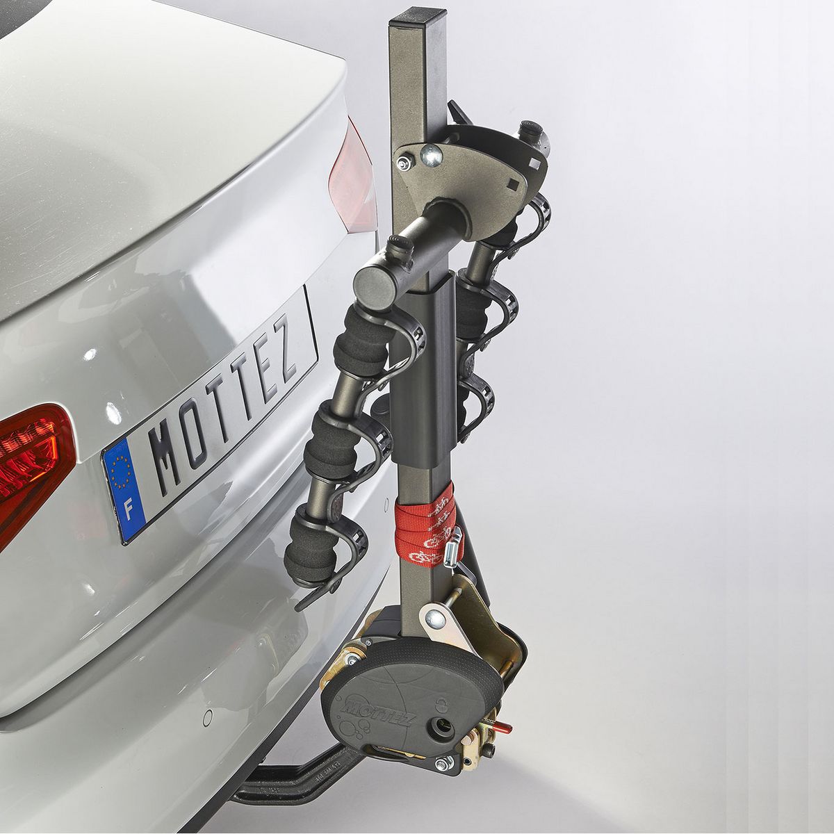 MOTTEZ Porte-vélos d'attelage rabattable Hercule 3  