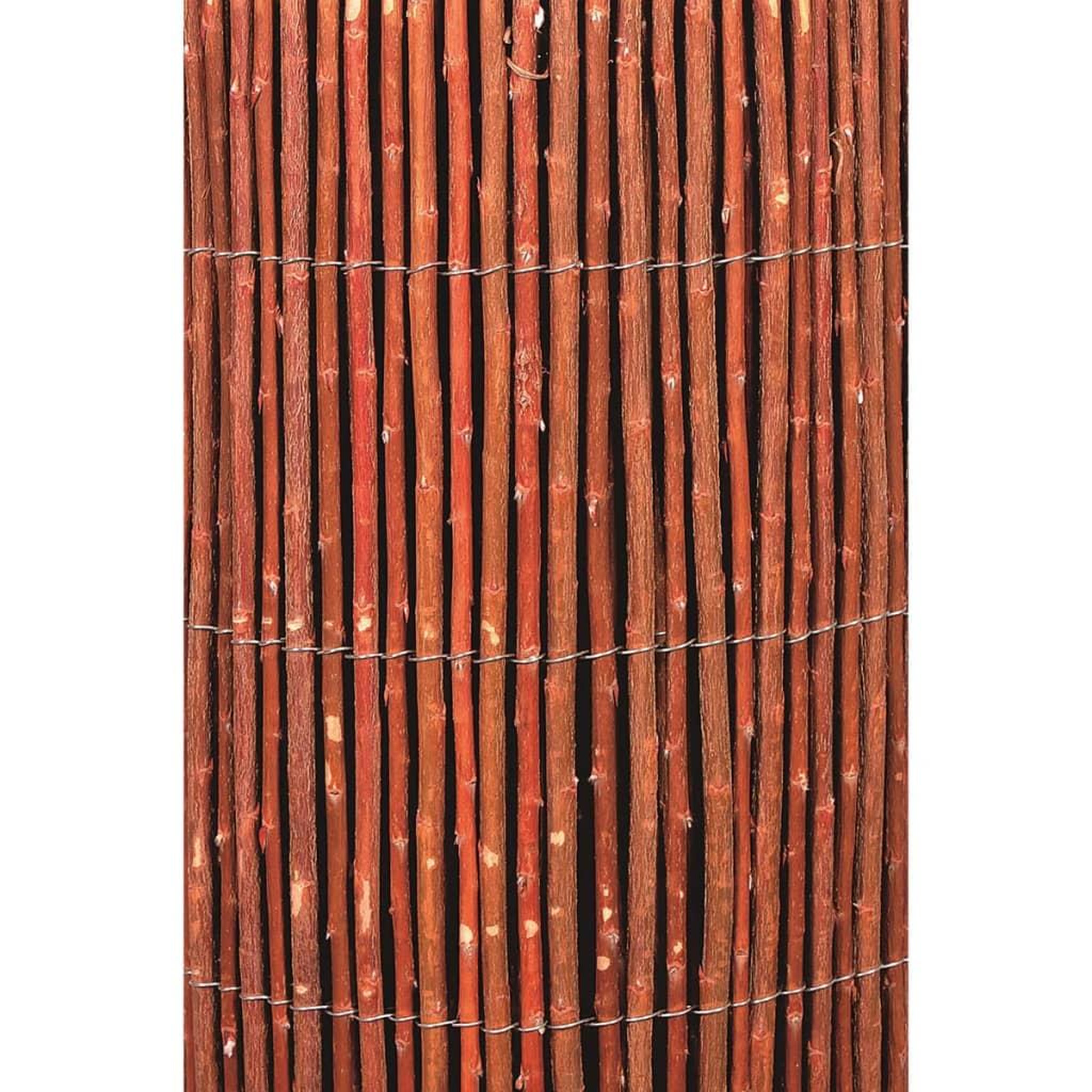 Voir la diapositive 2 : NATURE Nature Paravent de jardin Saule 1 x 3 m 10 mm d'epaisseur