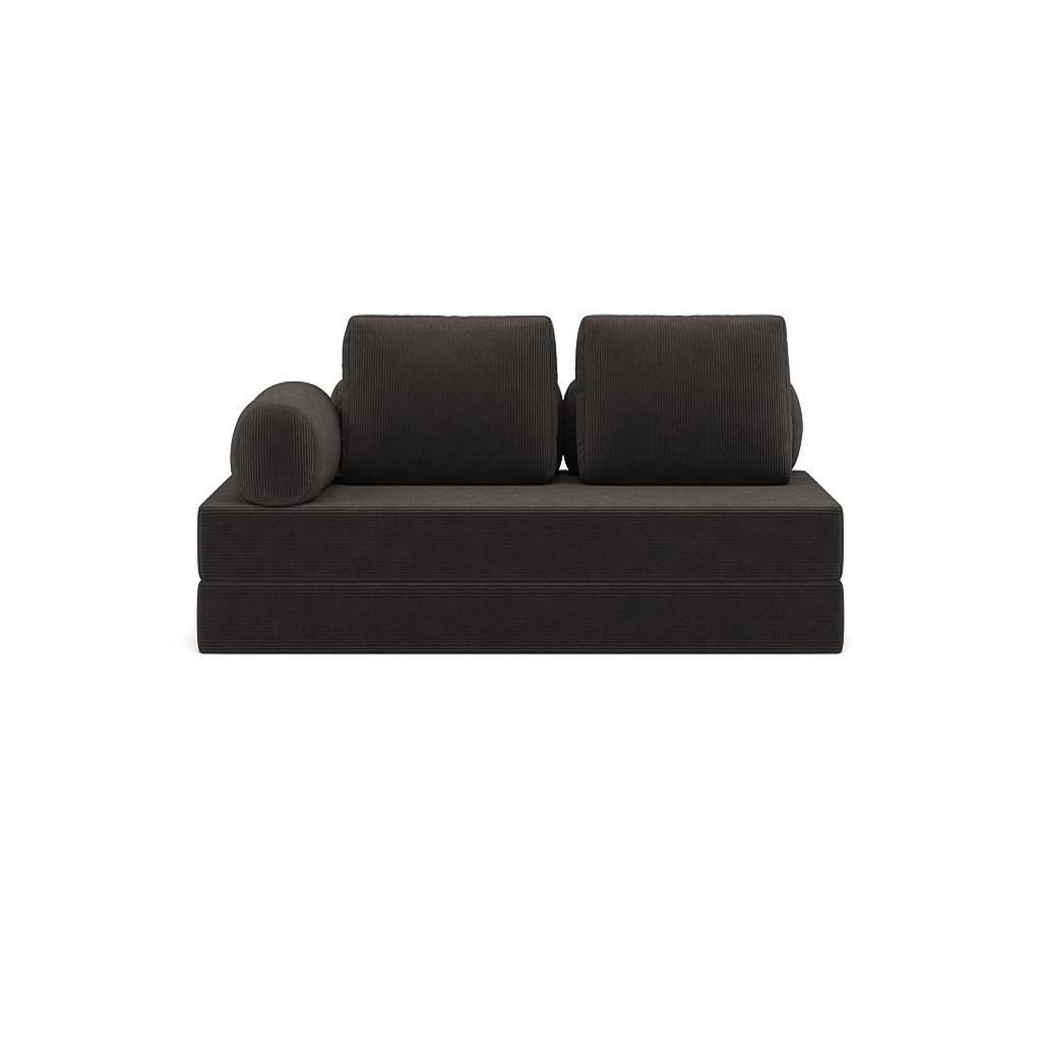 Voir la diapositive 1 : LISA DESIGN Lonny - canapé 3 places convertible en velours côtelé