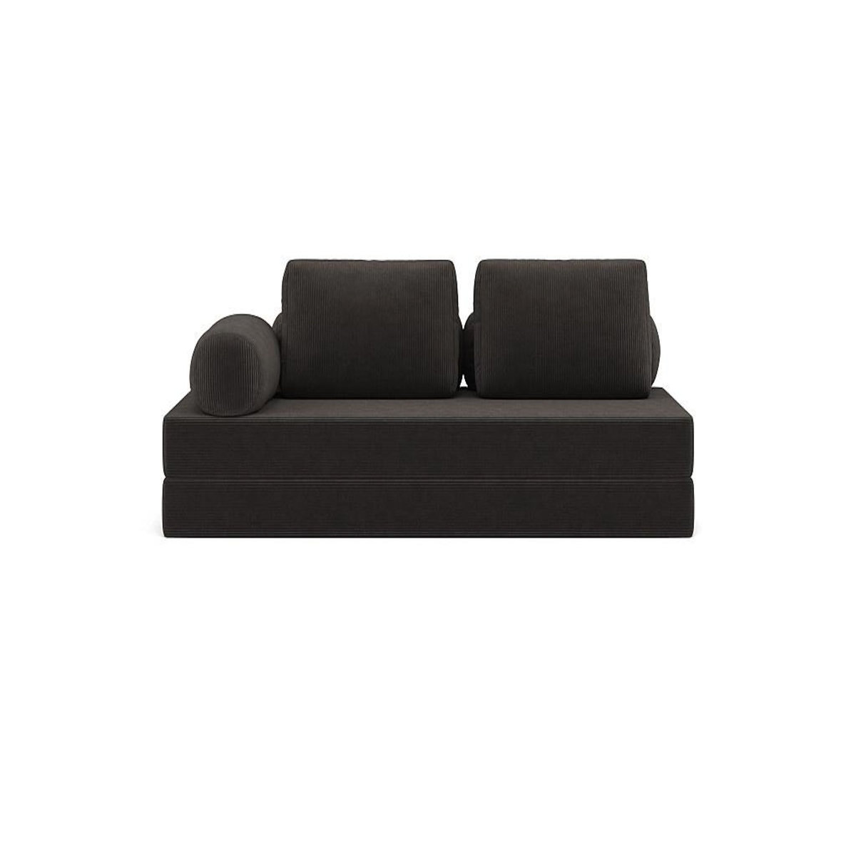 LISA DESIGN Lonny - canapé 3 places convertible en velours côtelé
