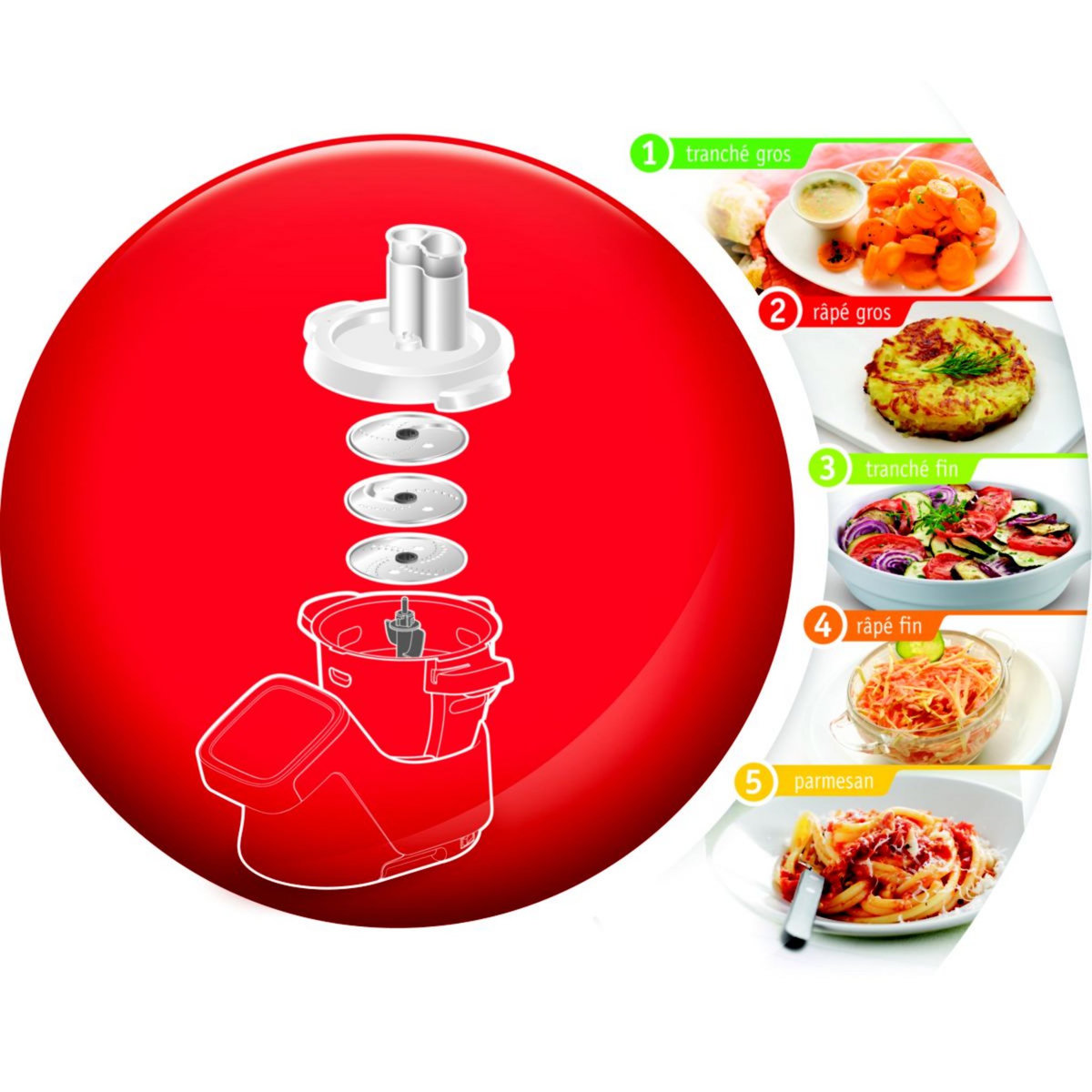 MOULINEX Râpe COMPANION XF383110