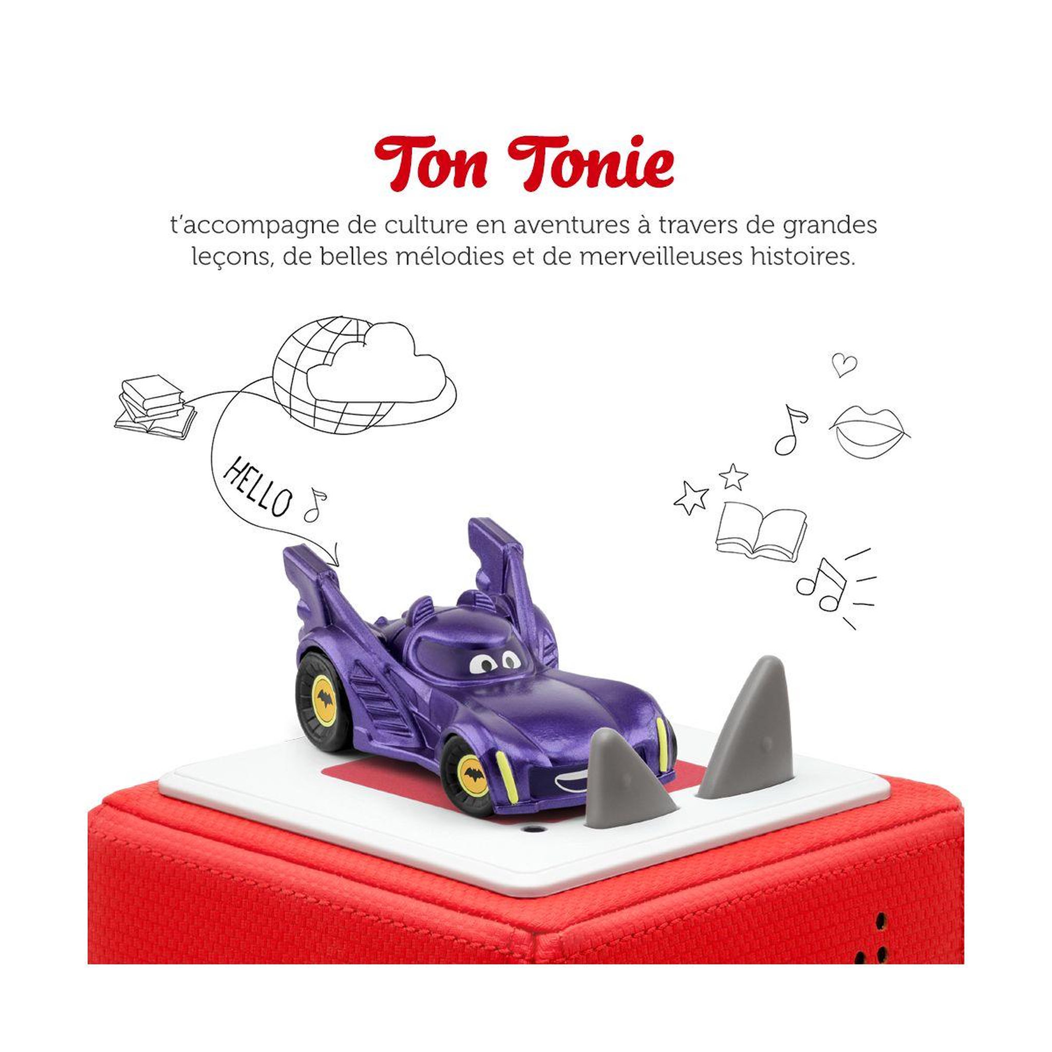Voir la diapositive 3 : TONIES Jeu éducatif Batwheels