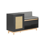 SOBUY SoBuy - Banc de Rangement à Chaussures avec Un Tiroir - Moderne - FSR128. Coloris disponibles : Blanc