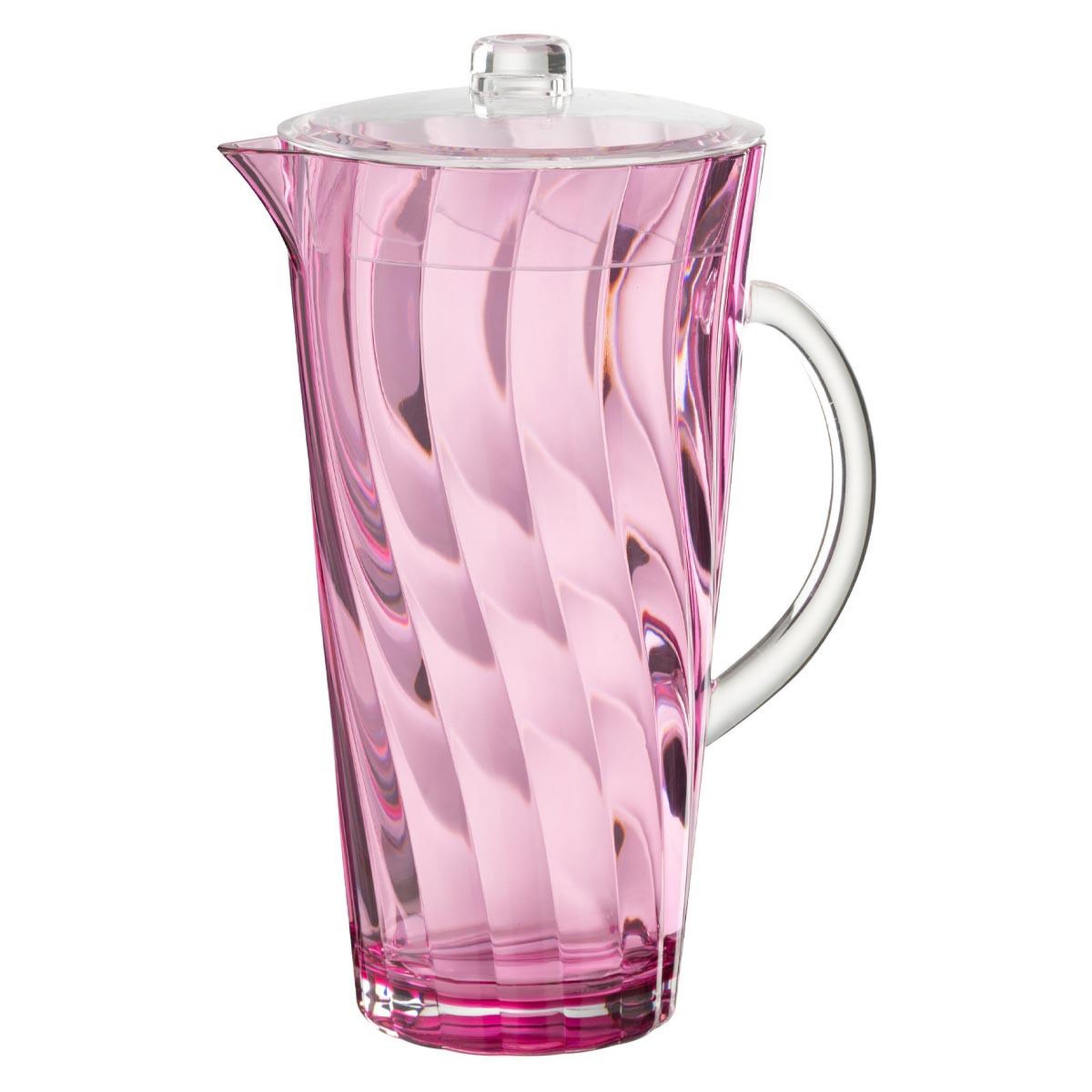 J-LINE Carafe réutilisable  vague  2,32l rose
