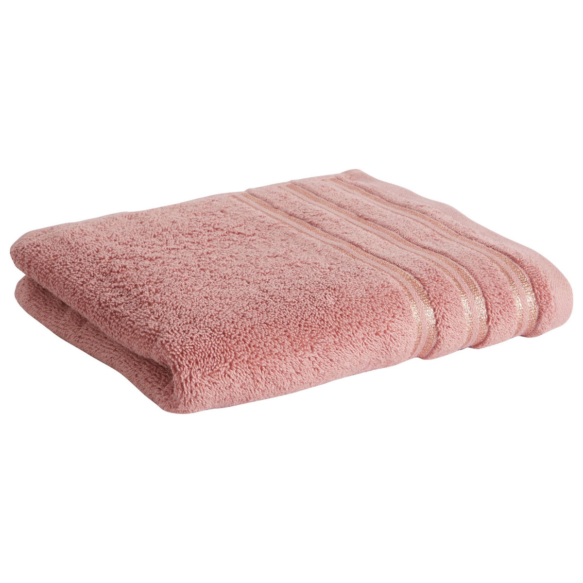 ACTUEL Maxi drap de bain uni en coton liteau Lurex  500G