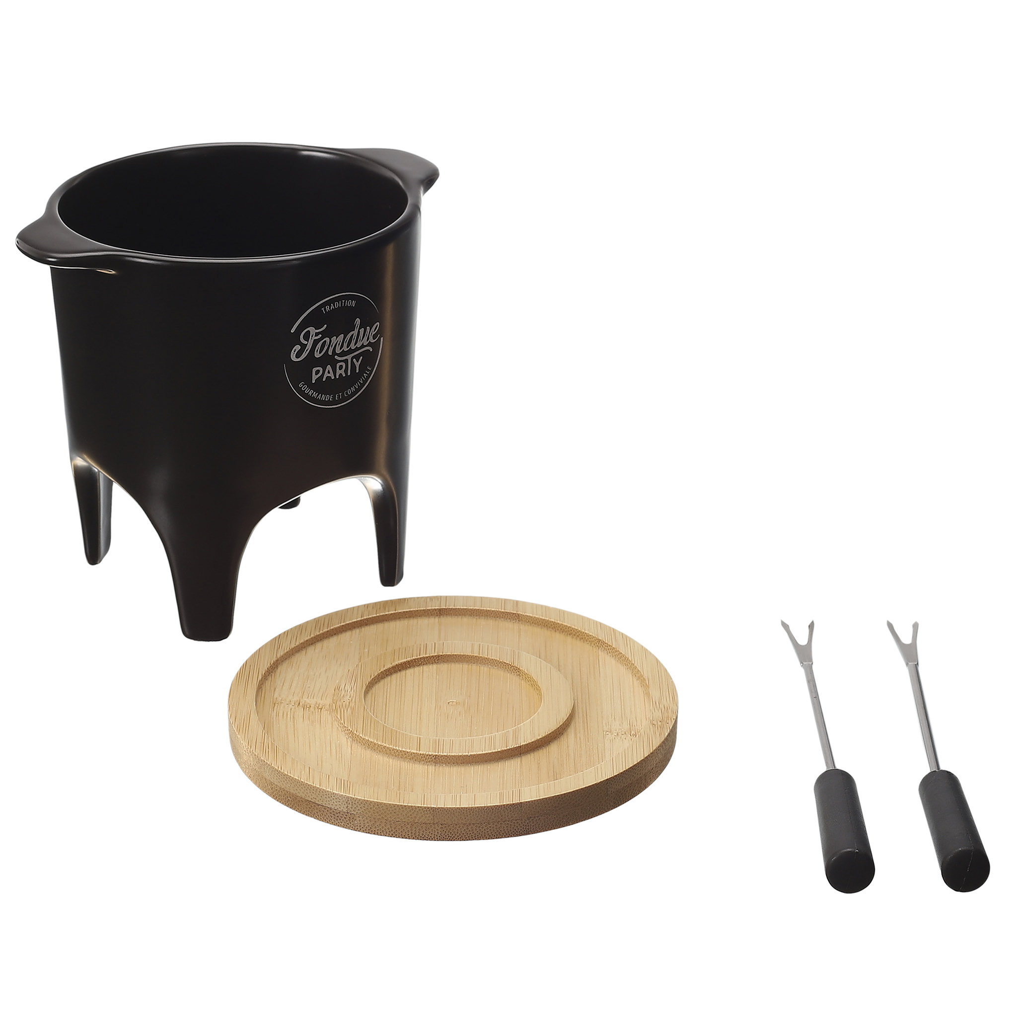 Voir la diapositive 5 : Service à fondue individuelle ou duo