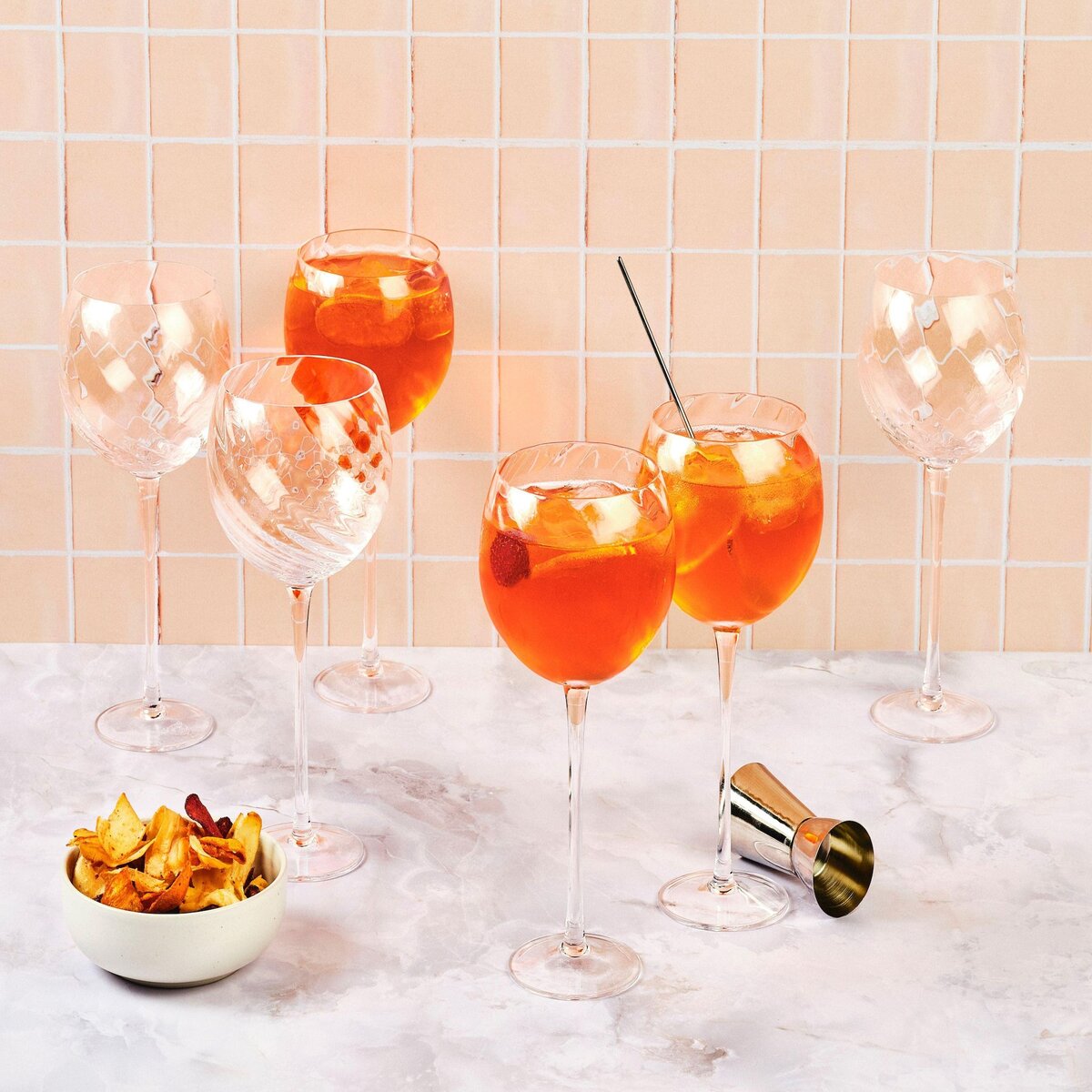 BJORN Verre à pied 60cl STEN - 6 pièces