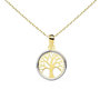 Voir la diapositive 1 : L'ATELIER D'AZUR Collier - Pendentif Or 18 Carats 750/000 Bicolore Arbre de Vie