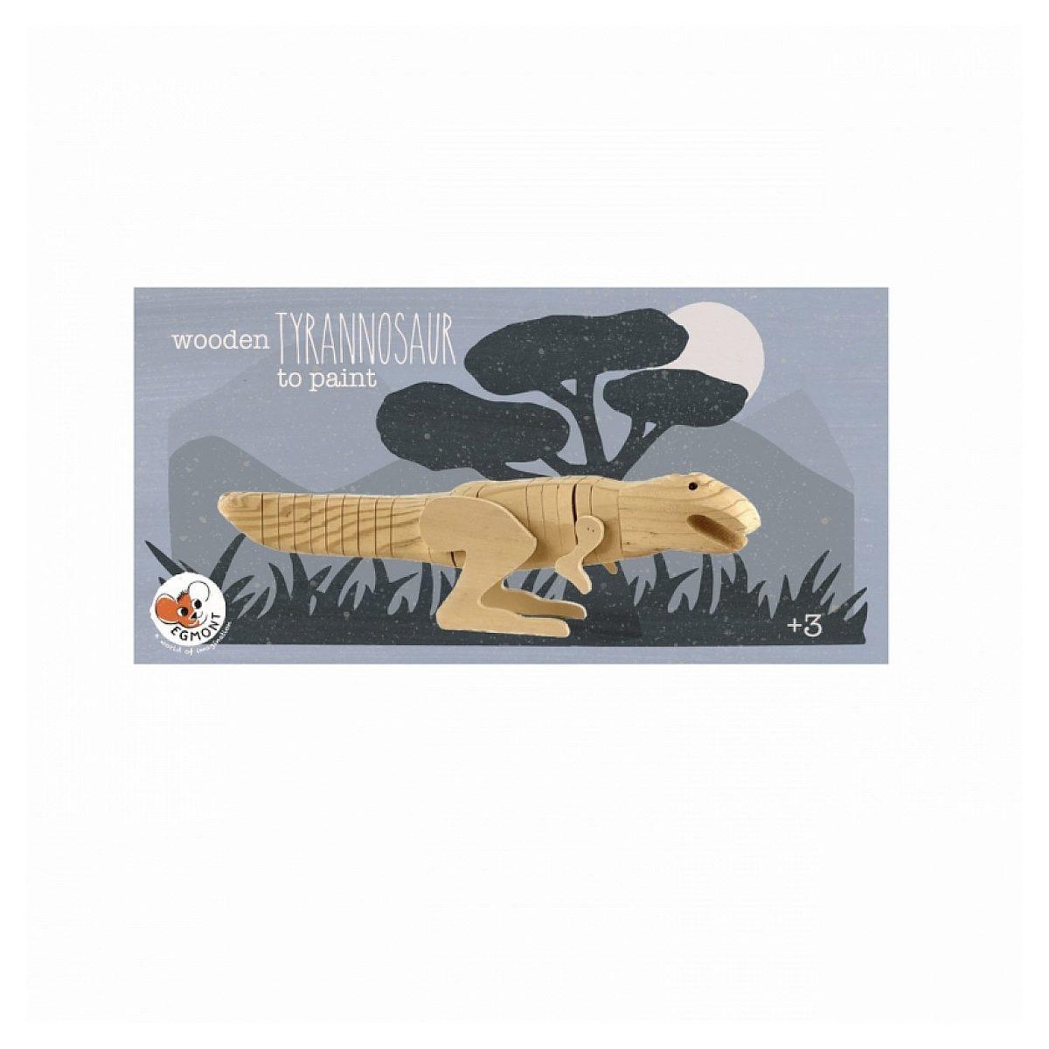 Figurine Tyranosaure Egmont Toys Bois - vue 2