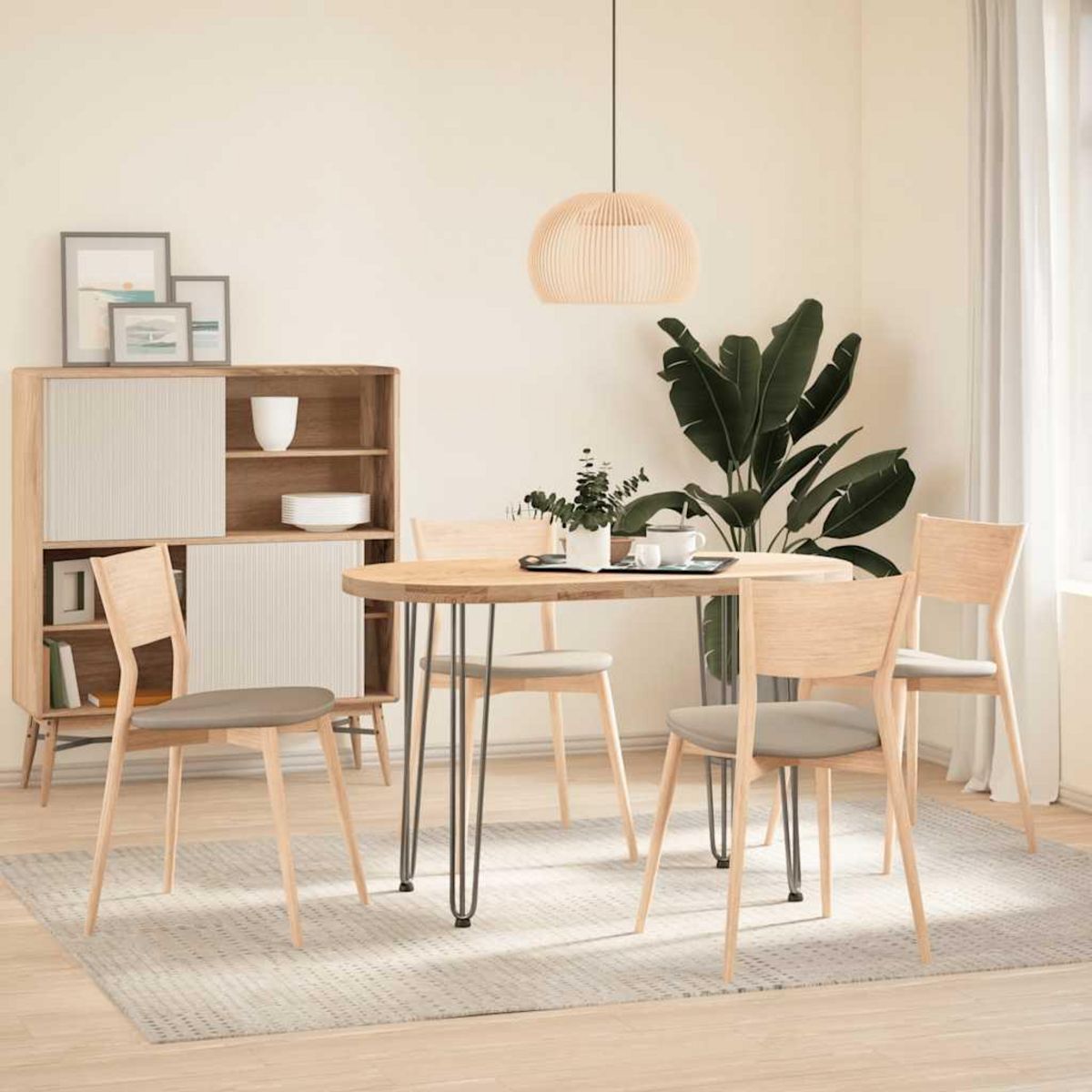 VIDAXL Pieds de table en forme d'epingle a cheveux 72 cm acier massif