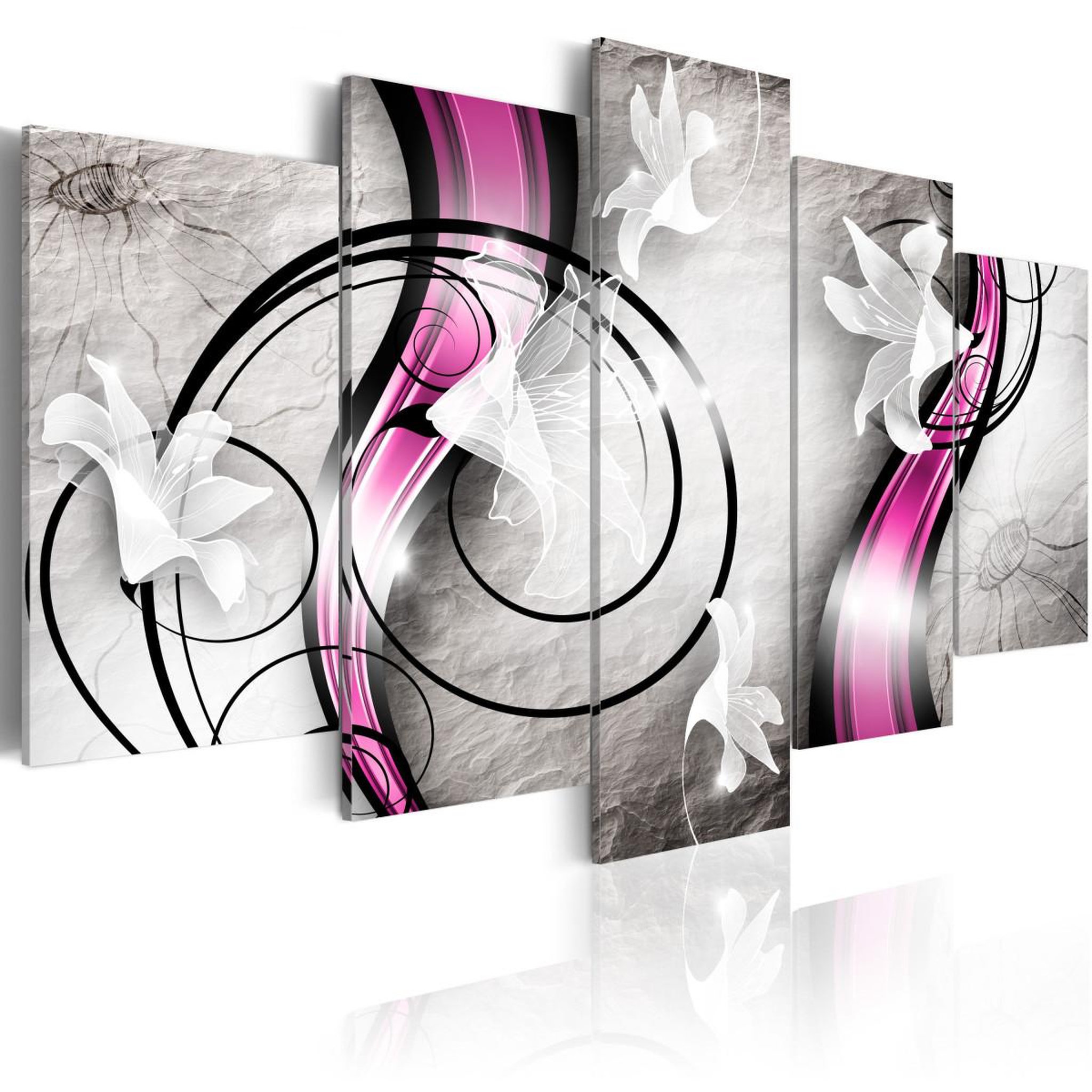 Paris Prix Tableau imprimé  dance of lily. Coloris disponibles : Multicolore