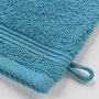 Voir la diapositive 3 : Paris Prix Lot de 2 Gants de Toilette  Tendresse  15x21cm Bleu Paon