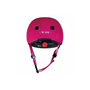 Voir la diapositive 2 : Micro Casque Velo et Trottinette Framboise brillant boucle magnetique lumiere LED Taille M