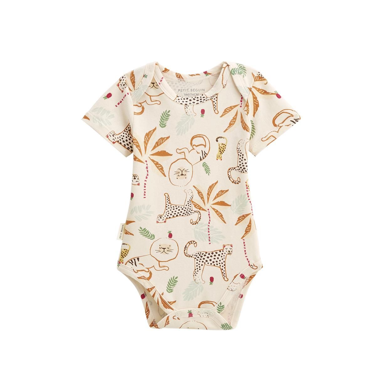 Petit Béguin Lot de 2 bodies bébé manches courtes Tango