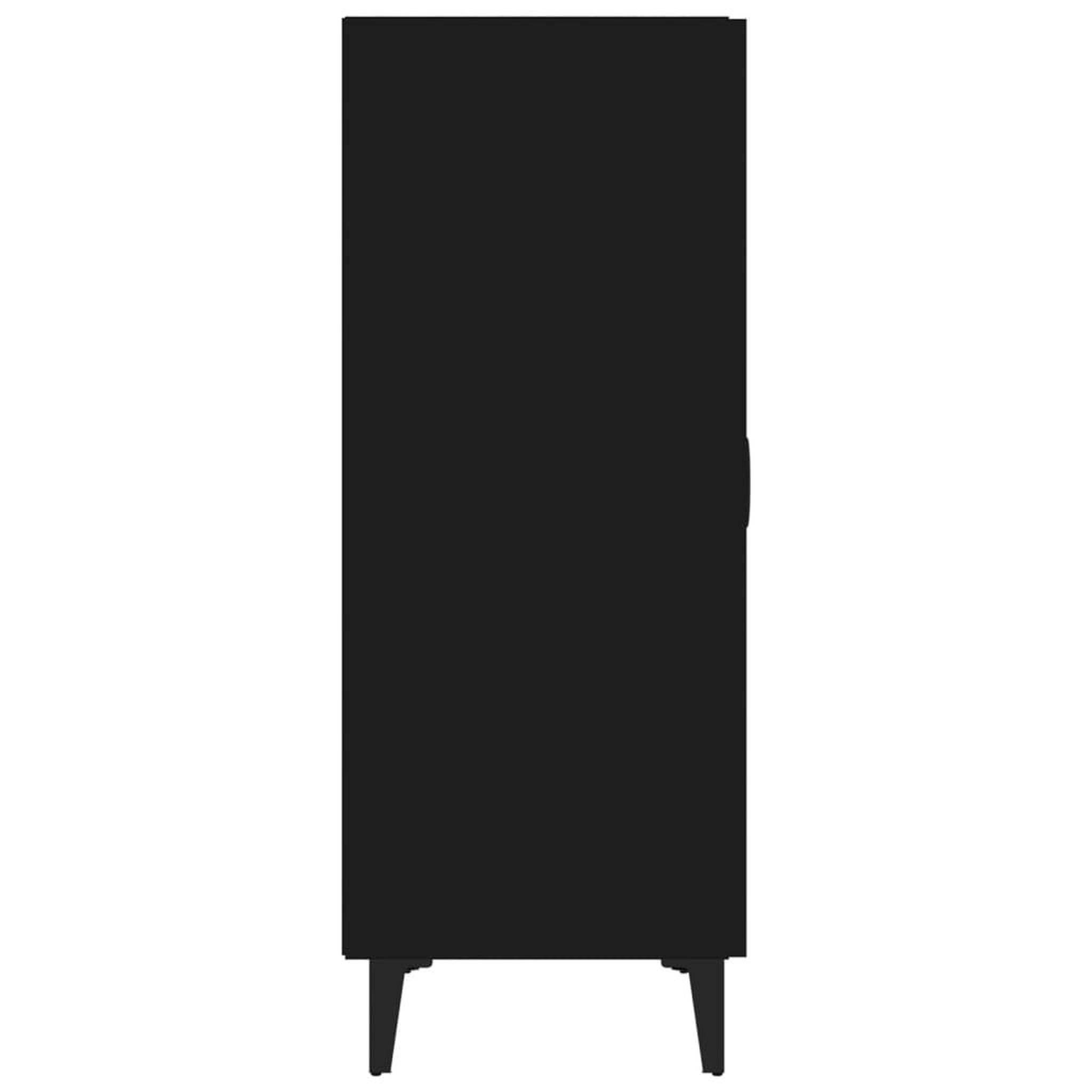 Voir la diapositive 5 : VIDAXL Buffet Noir 70x34x90 cm Bois d'ingenierie