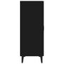 Voir la diapositive 5 : VIDAXL Buffet Noir 70x34x90 cm Bois d'ingenierie