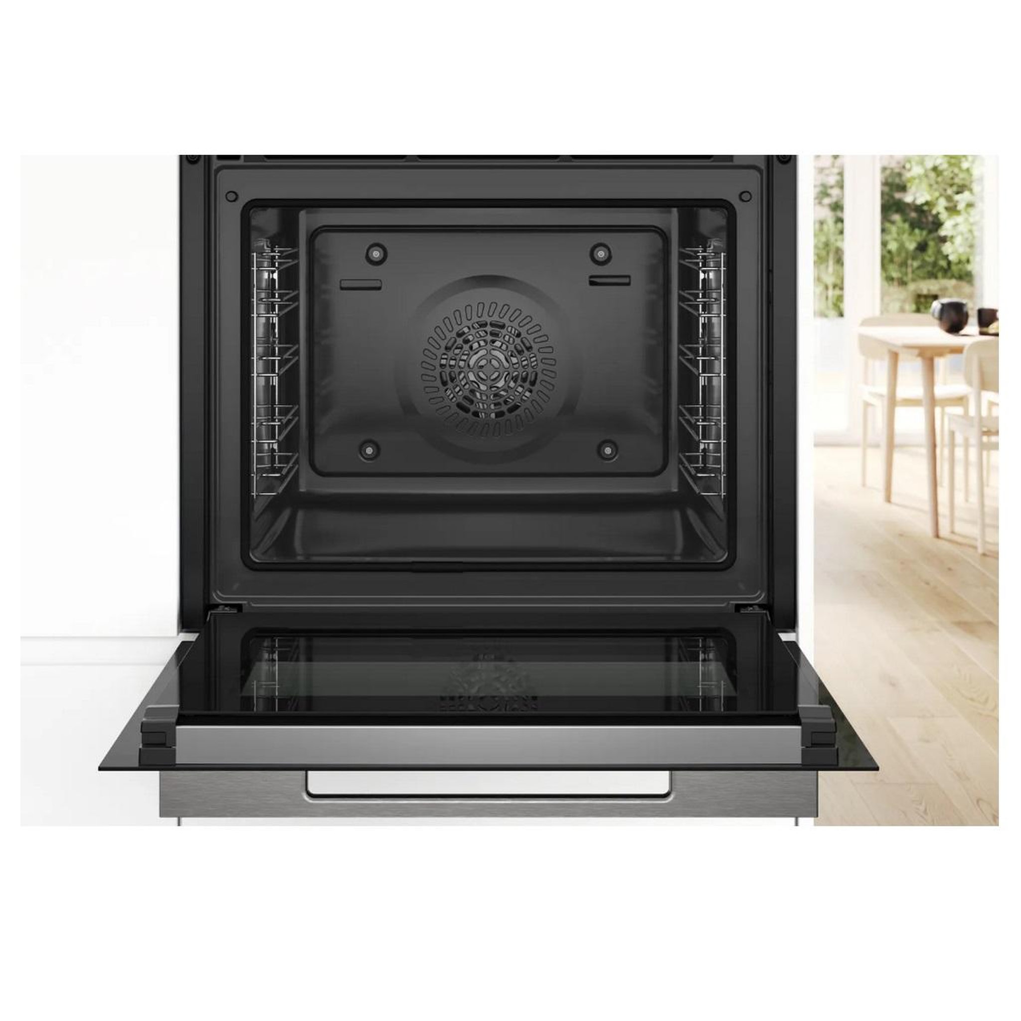 Voir la diapositive 3 : BOSCH Four intégrable multifonction 71l 60cm a+ pyrolyse noir - hbg7741b1
