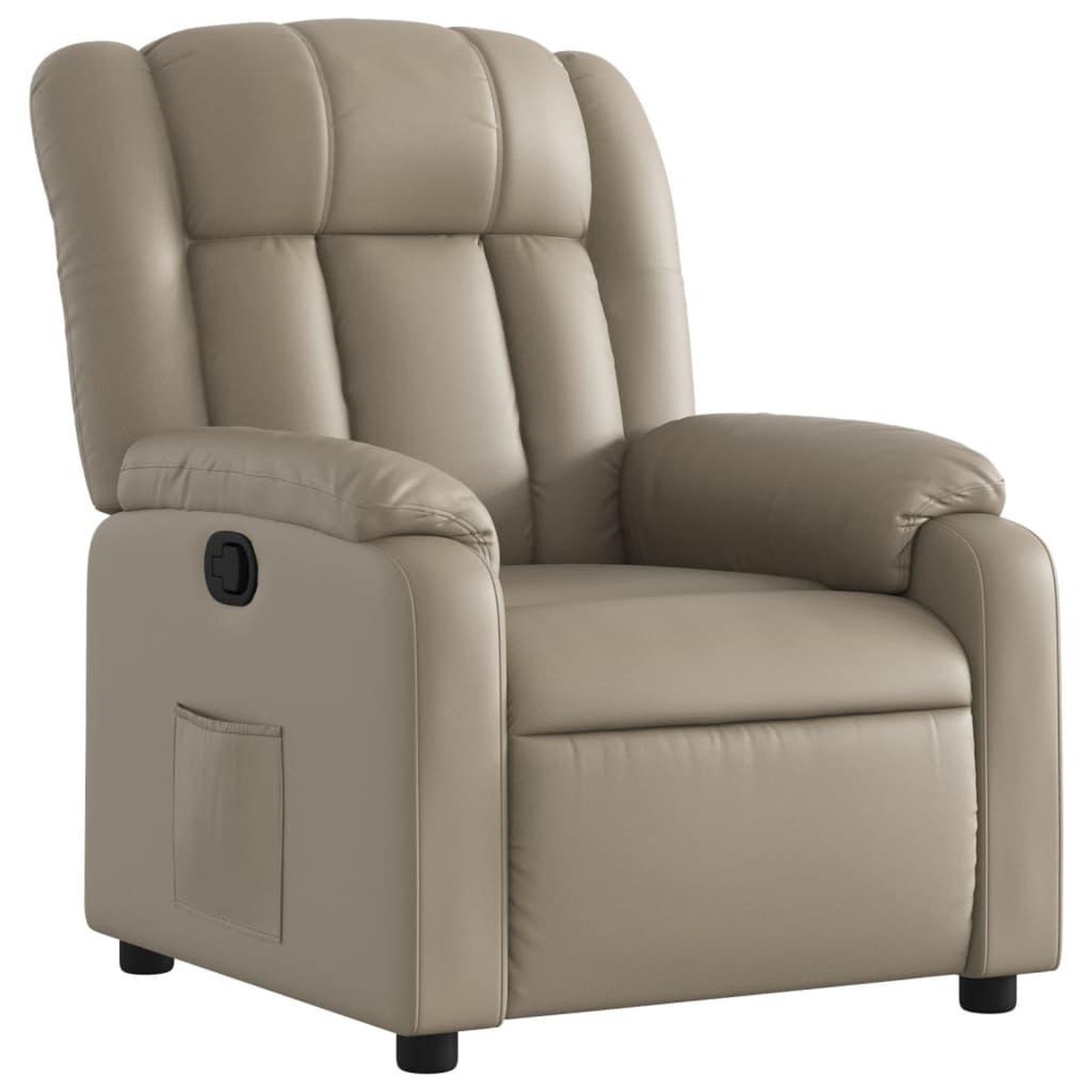 Voir la diapositive 2 : VIDAXL Fauteuil inclinable Cappuccino Similicuir
