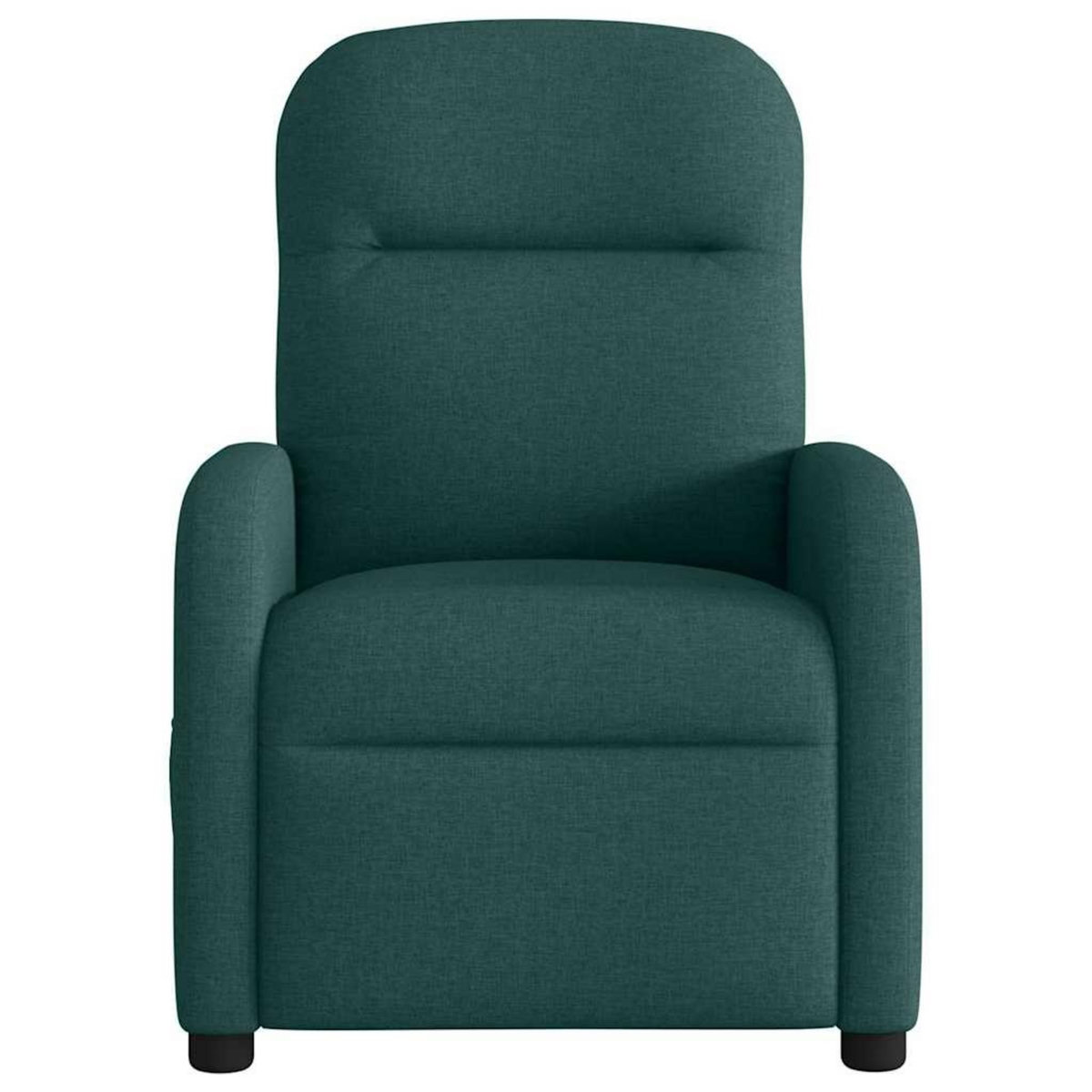 VIDAXL Fauteuil de massage inclinable Vert fonce Tissu