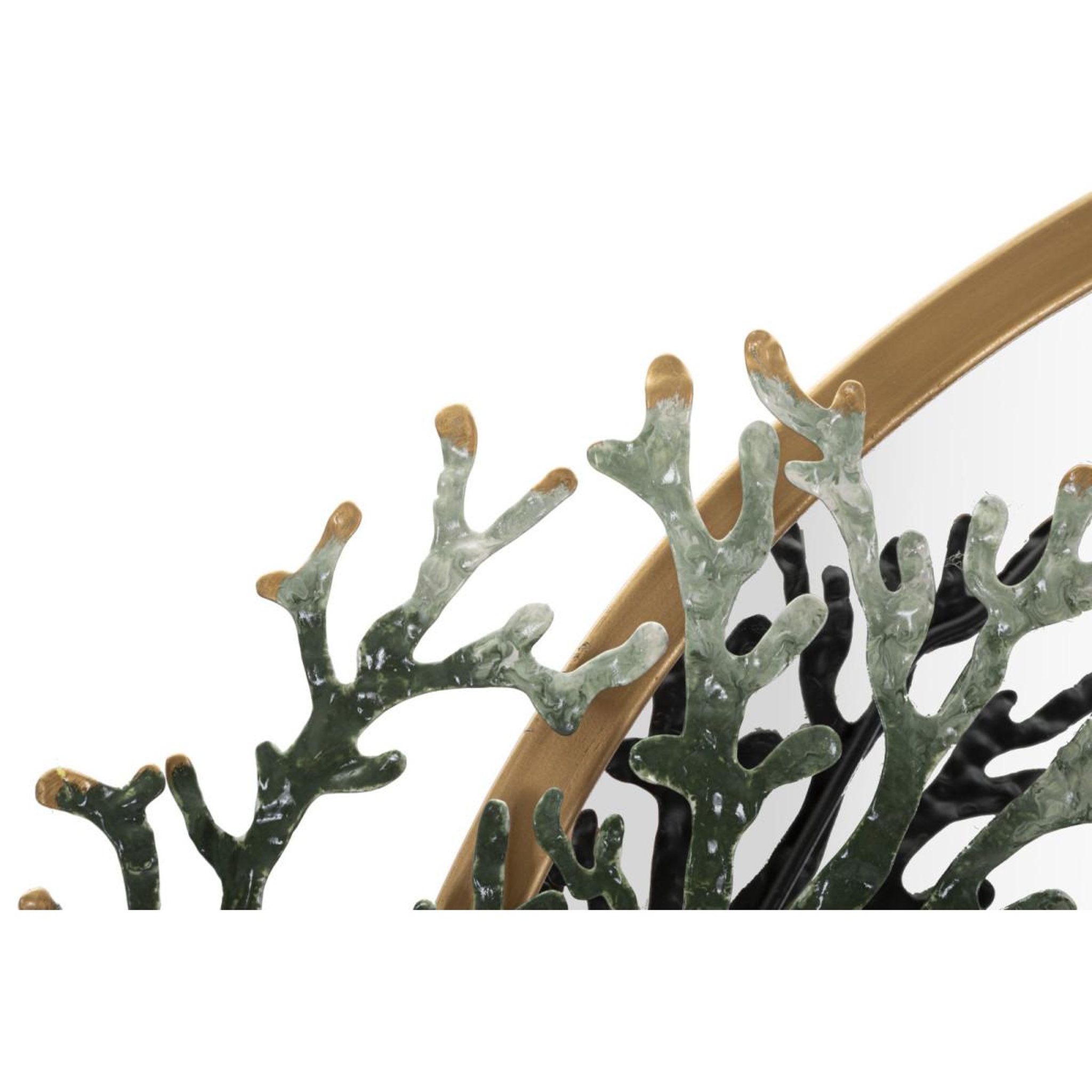 Voir la diapositive 3 : Paris Prix Miroir mural déco  coral  88cm multicolore