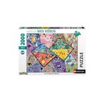 Nathan Puzzle 2000 pièces Nathan Les 16 types de Pokémon