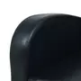 VIDAXL Canape a 3 places cuir synthetique noir