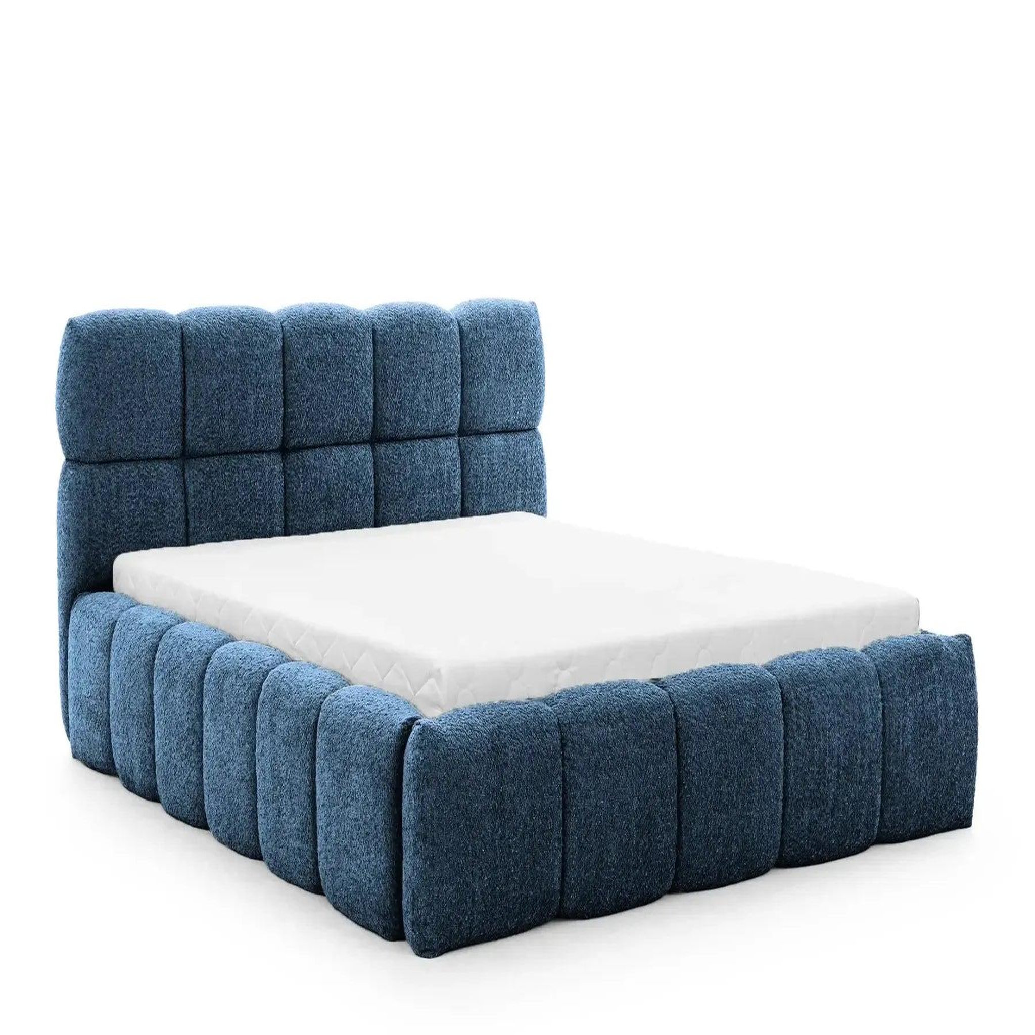 Voir la diapositive 1 : CASANOVA PARIS ELISE - Lit coffre tissu bouclette