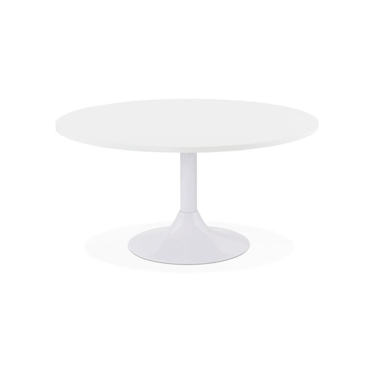 Paris Prix Table Basse  Columbus  90cm Blanc