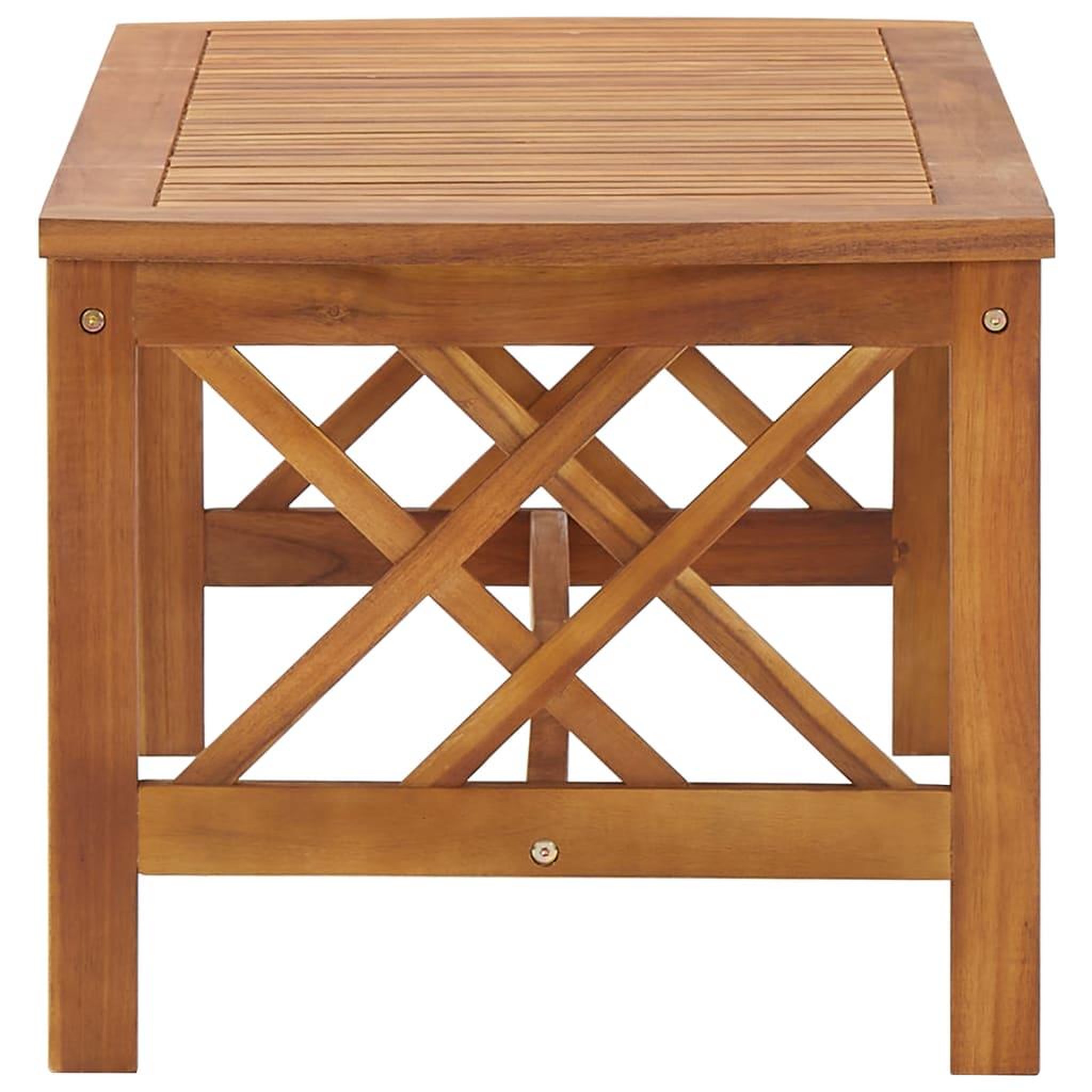 Voir la diapositive 3 : VIDAXL Table basse 102x50x43 cm bois d'acacia solide