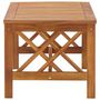 Voir la diapositive 3 : VIDAXL Table basse 102x50x43 cm Bois d'acacia solide